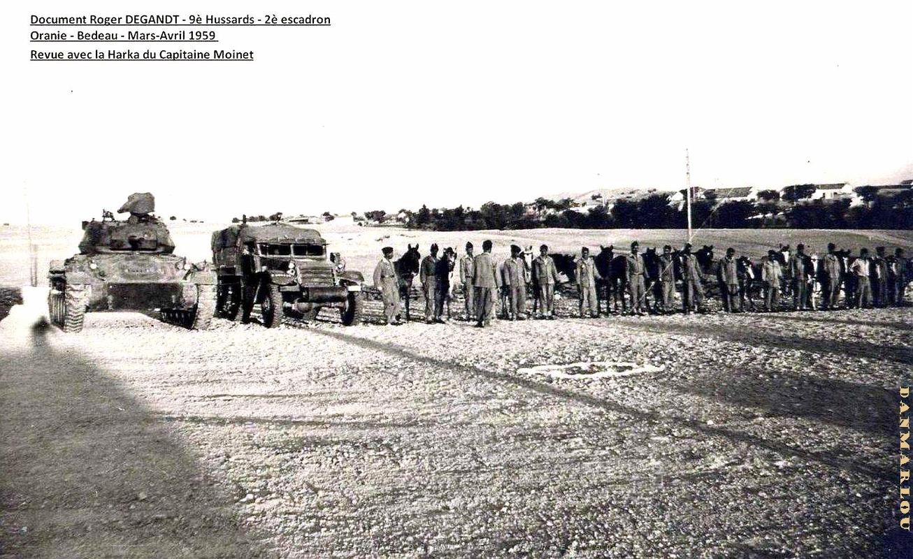 Bedeau - 9e Hussards - 2e Escadron - Harka du Capitaine Moinet - 1959.jpg